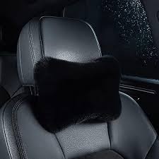 Car Headrest Pillow Fluffy Bone Shaped