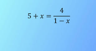 Linear Equations With Fractions Maths