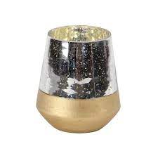 Novogratz Gold Glass Decorative Candle