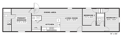 Single Wide Mobile Home Floor Plans