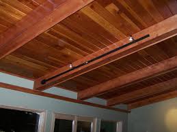 zotz electrical track lighting on a beam