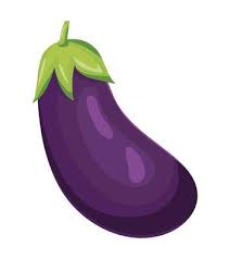 Eggplant Vector Art Icons And