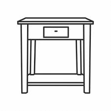 Console Table Desk End Table