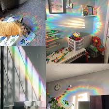 Gorgecraft 4pcs Rainbow Window Clings