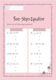 Read And Color One Step Equation Two