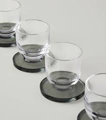 Puck Set Of 4 Cordial Glasses In White