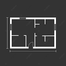 Minimalist House Plan Iconvector