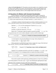 Motion With Constant Acceleration