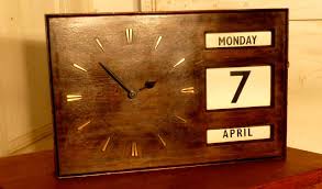 1960s Retro Rosewood Clock And