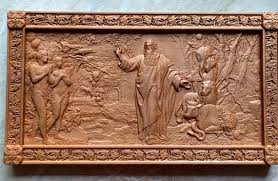 Creation Carved Wood Panel Wooden