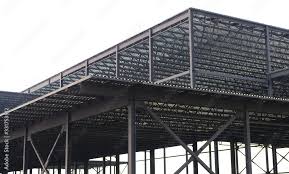 building beams girders stock photo