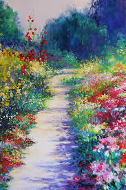 Claude Monet Print Garden Path At