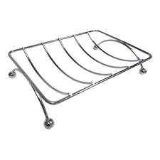 Chrome Metal Wire Soap Dish Holder Self