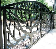 Laser Cut Perforated Garden Fence Gate
