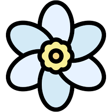 Gardenia Generic Outline Color Icon