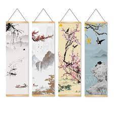 Japanese Wall Art Scroll Ukiyoe Plum