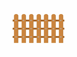 Garden Wooden Fence Border Icon