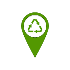 Premium Vector Recycle Location Pin