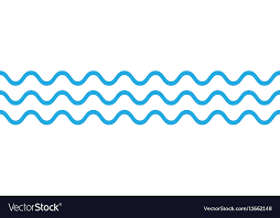 Ocean Waves Icon On White Background