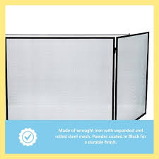 Minuteman Black Large 3 Fold Child Guard Screen