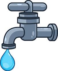 Cartoon Dripping Pipe Water Vector