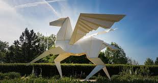 Monumental Metal Origami Adorns Atlanta