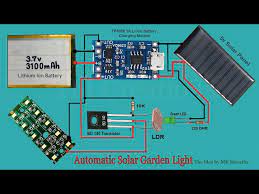 Automatic Solar Garden Light Circuit