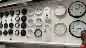 Clocks On Wall Hanging In Ikea