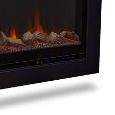 Real Flame 65 Wall Mounted Recessed Electric Fireplace Insert
