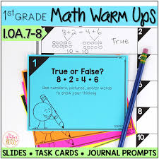 Math Task Cards Math Warm Ups 1 Oa