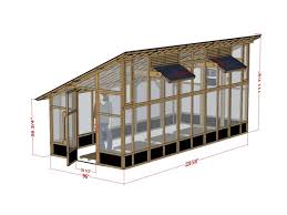 Xl Slant Roof Greenhouse Kit