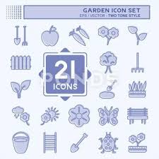 Icon Set Garden Suitable For Garden