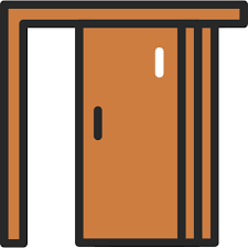 Sliding Doors Generic Outline Color Icon