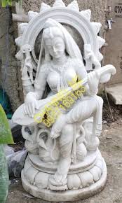 Marble Saraswati Statue Temple At Rs
