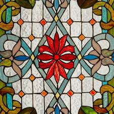 Stained Glass Window Panel 21355