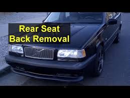Rear Seat Back Removal Volvo Wagon