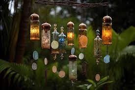 Wind Chimes And Garden Lanterns Create