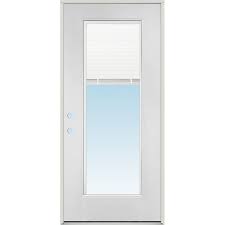 Full Lite Fiberglass Prehung Door Unit