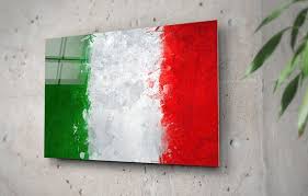 Italy Country Flag Wall Art Traveler