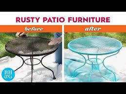 Rusty Patio Furniture Basics