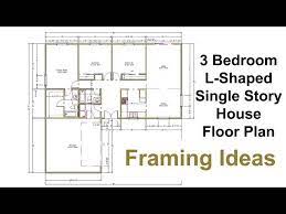 Three Bedroom Floor Plan For L Shaped