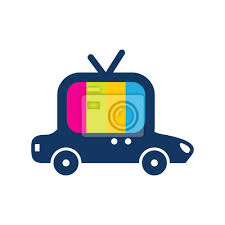 Car Tv Logo Icon Design Posters For The