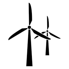 Wind Turbines Icon Wind Power Plant