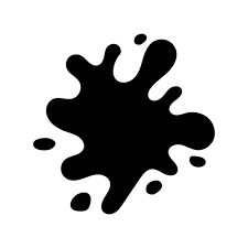 Vector Ink Splat Icon Paint Splash