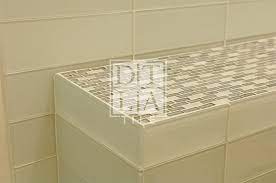Shower Bench In Malibu Glass Tile