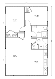 70m2 Linear Kitchen 2 Bedroom