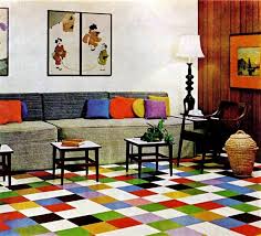 Multicolored Checkerboard Tiles