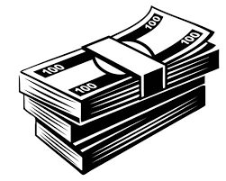 Money Cash Stack Icon Dollar Bills