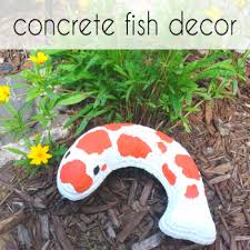Concrete Fish Decor Crazy Diy Mom