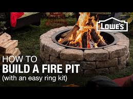 How To Build A Fire Pit W A Ring Kit